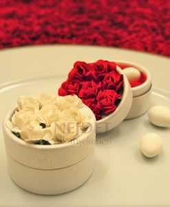 MN1019 Çiçekli Yüzük Kutusu
