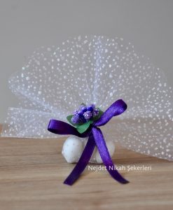 Ns18001 Çiçekli Nikah Şekeri