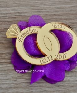 Ns18016 Pleksi Yüzük Ayna Magnet