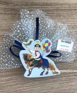 Sn18002 Atlı Sünnet Çocuğu Sticker Magnet