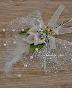 Ns18042 Çiçekli Nikah Şekeri