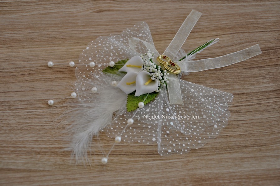 Ns18042 Çiçekli Nikah Şekeri