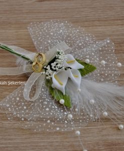 Ns18042 Çiçekli Nikah Şekeri - Görsel 3