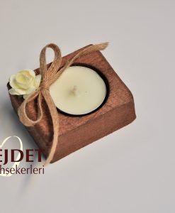 Dikdörtgen Ahşap Mumluk Ns19211 - Görsel 3