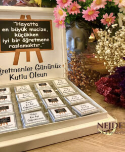 Öğretmenler Günü Hediyelik Çikolata Kutusu