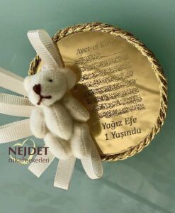 Ayıcıklı magnet bebek hediyeliği