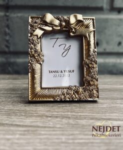 Dikdörtgen Çerçeve Nişan - Nikah Şekeri - Görsel 3