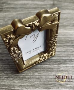 Dikdörtgen Çerçeve Nişan - Nikah Şekeri - Görsel 5
