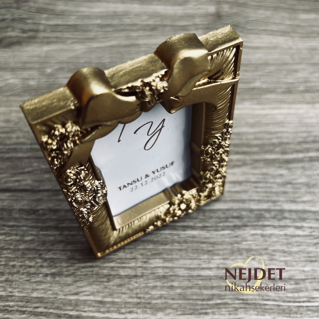 Dikdörtgen Çerçeve Nişan - Nikah Şekeri - Görsel 5
