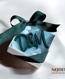 Alternative view of "Baş Harfler" Dekoratif Nişan - Nikah Hediyeliği