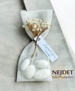 Alternative view of Çiçekli Şeker Kesesi Nikah Şekeri